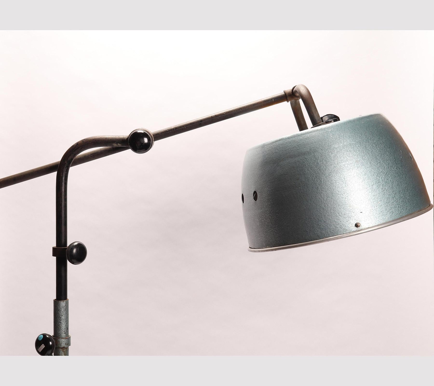 French A floor lamp Levallois, France 1940.  For Sale
