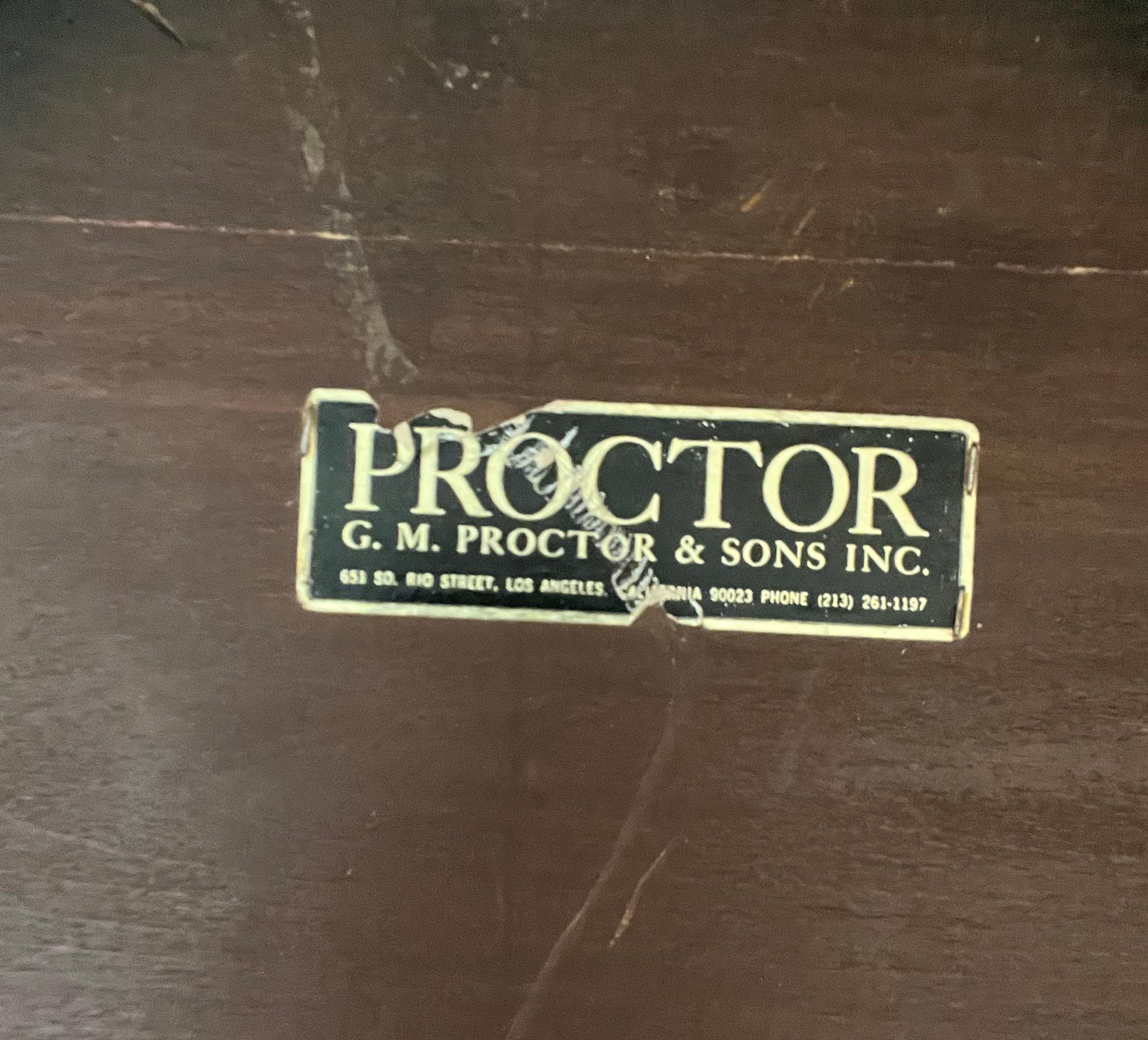 A Florence Knoll Walnut and Chrome Oval Dining Table by G.M. Proctor & Sons For Sale 1