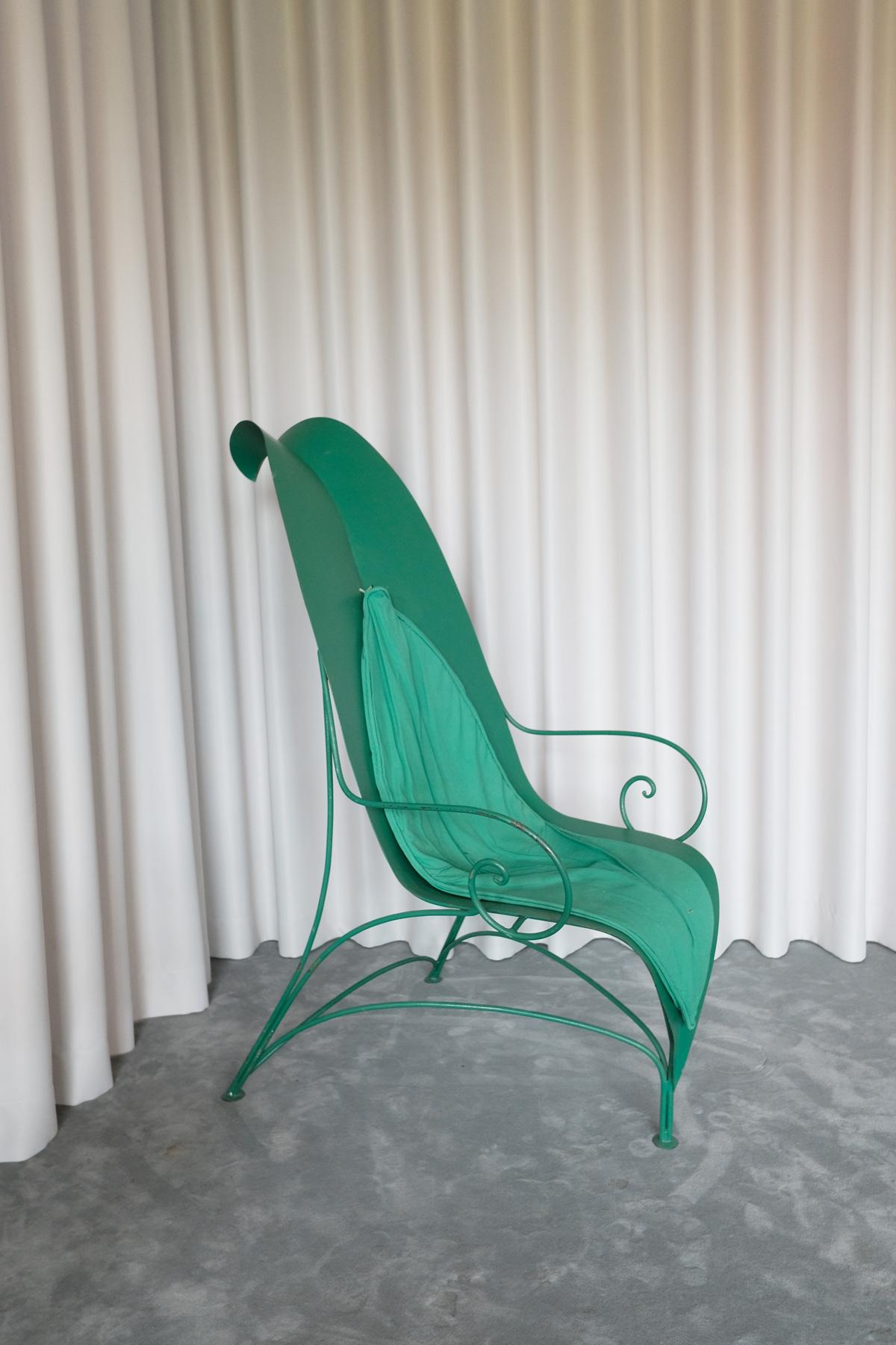 Foglia Chair, Fabrizio Corneli for Mirabili, 1986 In Fair Condition For Sale In Berlin, BE
