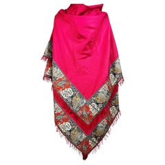 A Fold-Over Paisley shawl from the Norwich Manufacture  - England Circa 1830