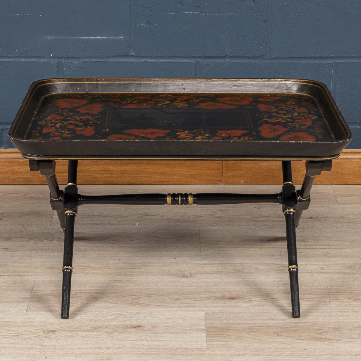 British A Foldable Occasional Table, Made In England For Sale