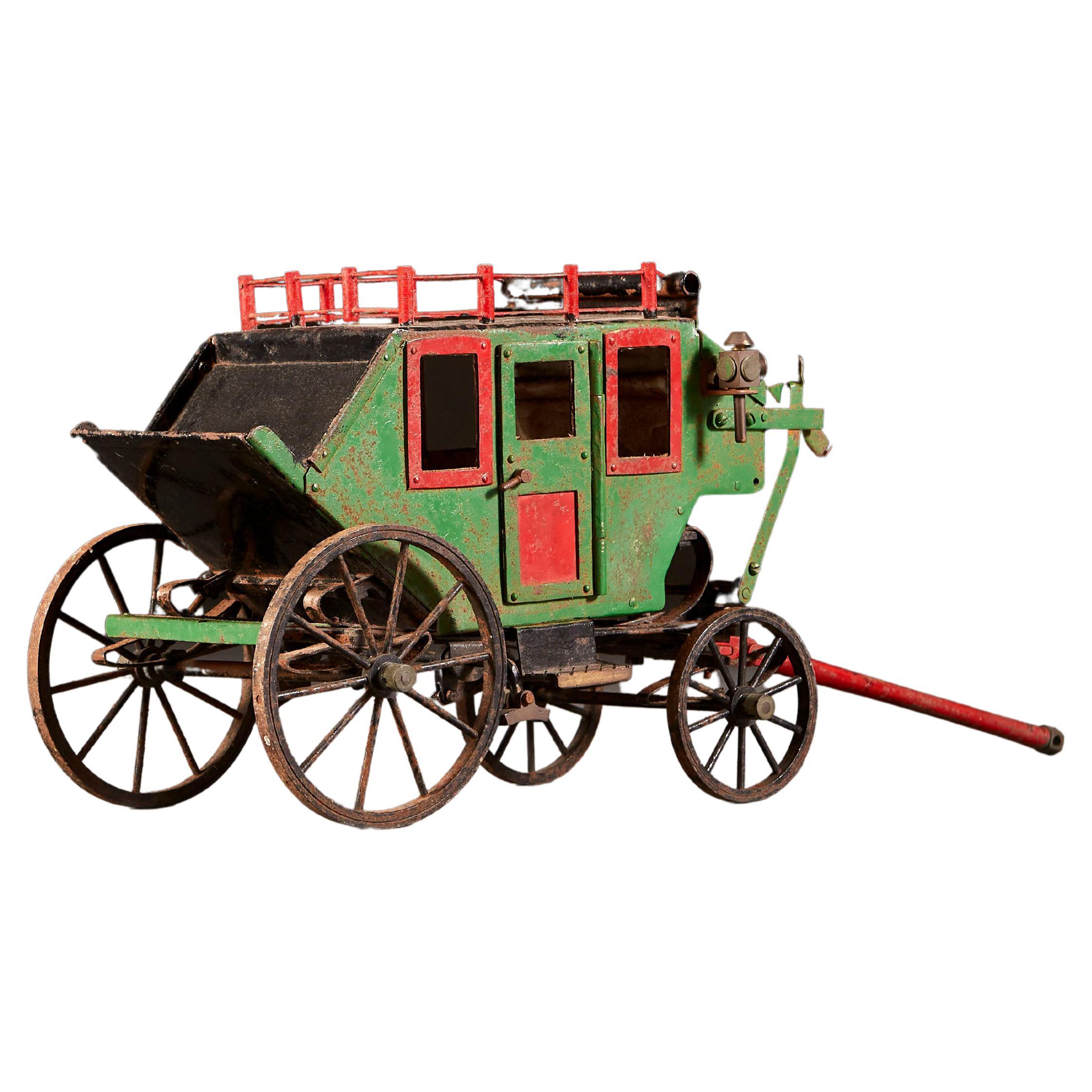 Folk Art American Stage Coach For Sale