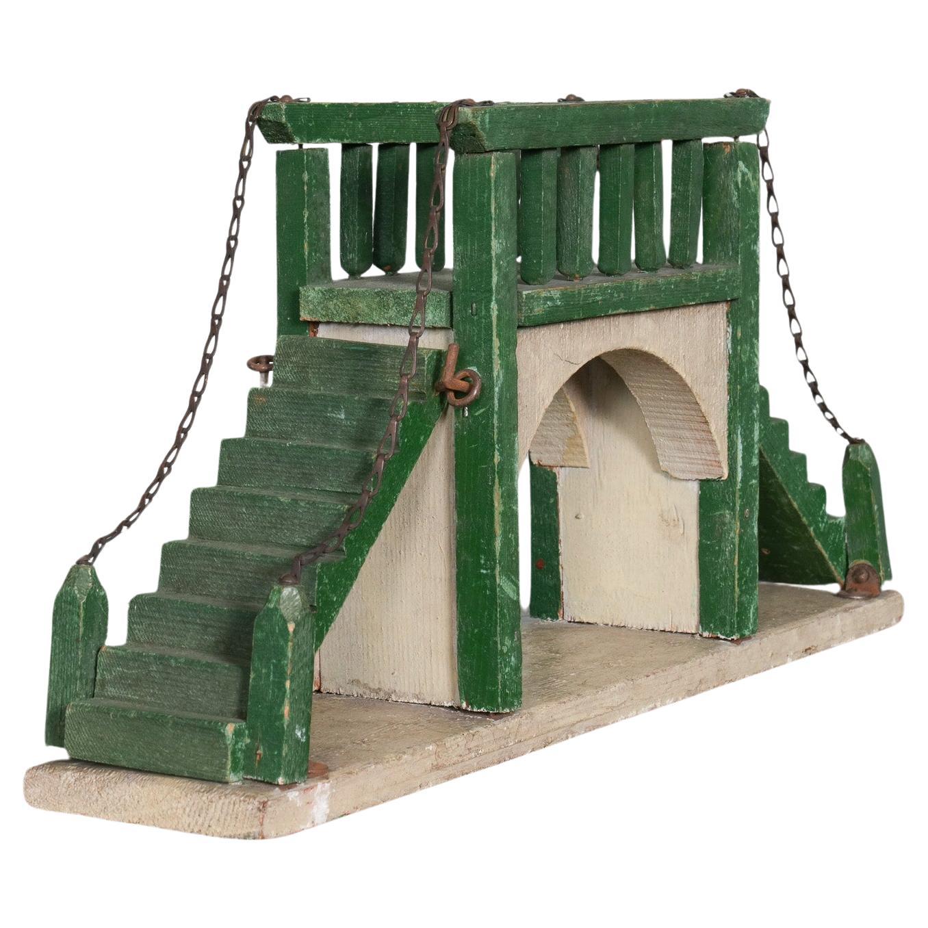 Un modelo de puente de arte popular