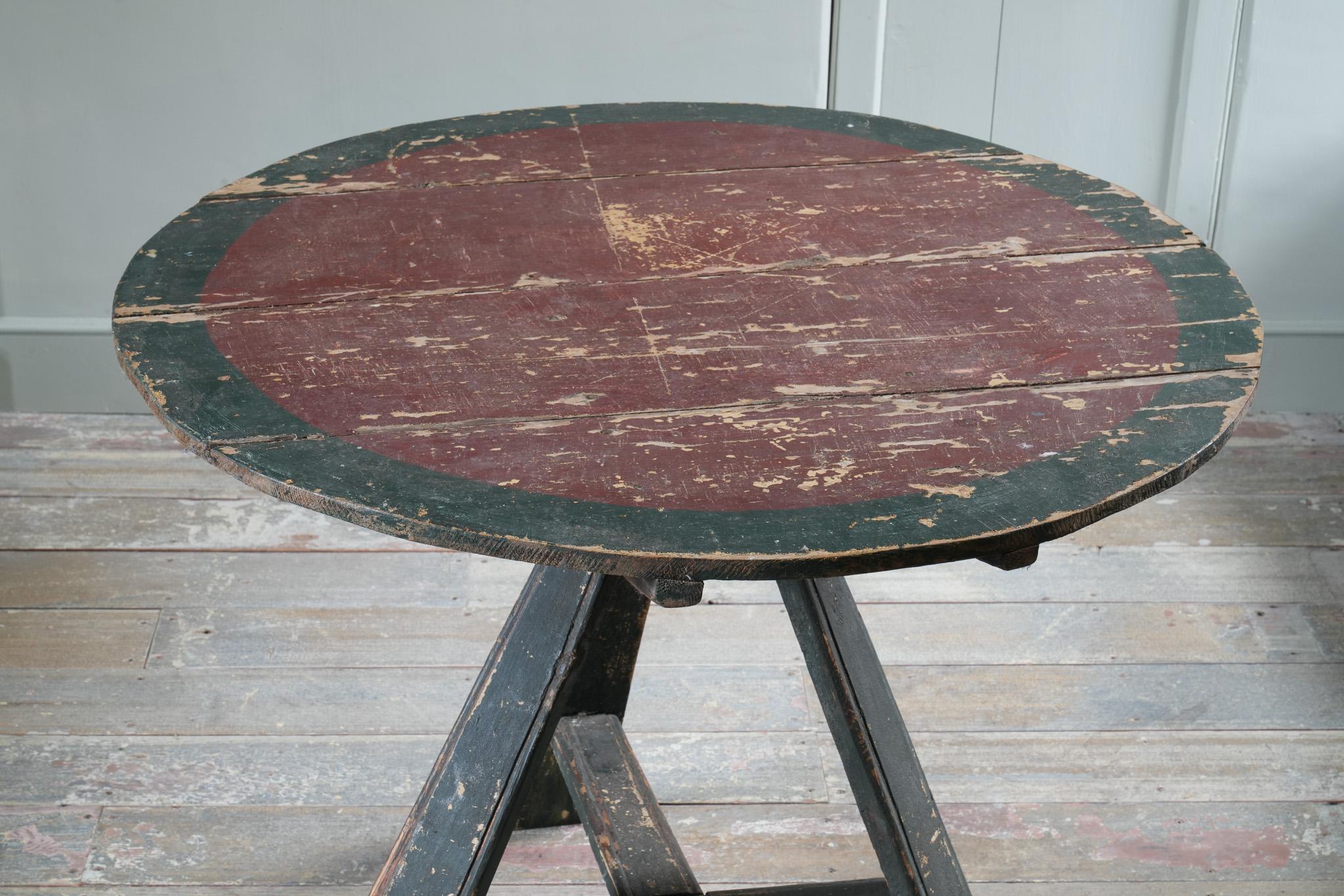 Pin Table de cricket vernaculaire peinte à la main en vente