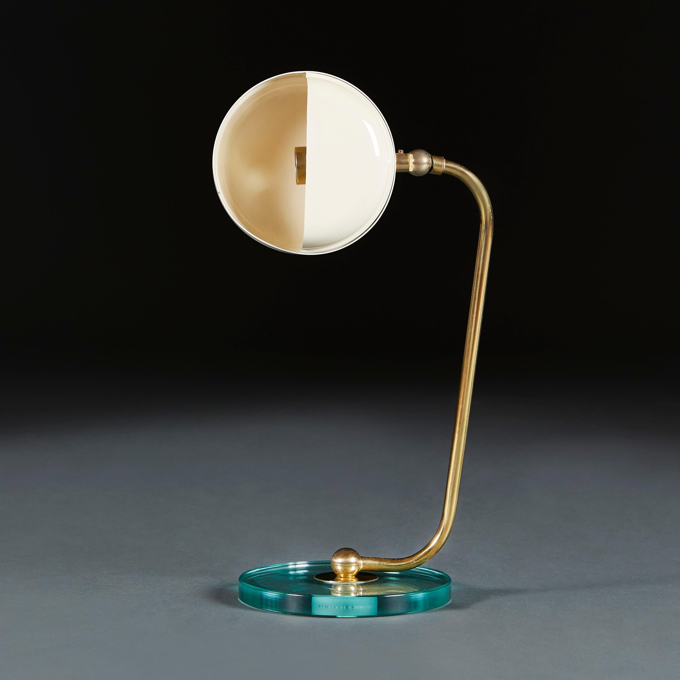 Italian Fontana Arte Articulated Desk Lamp