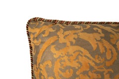 A Fortuny Fabric Cushion in the Farnese Pattern