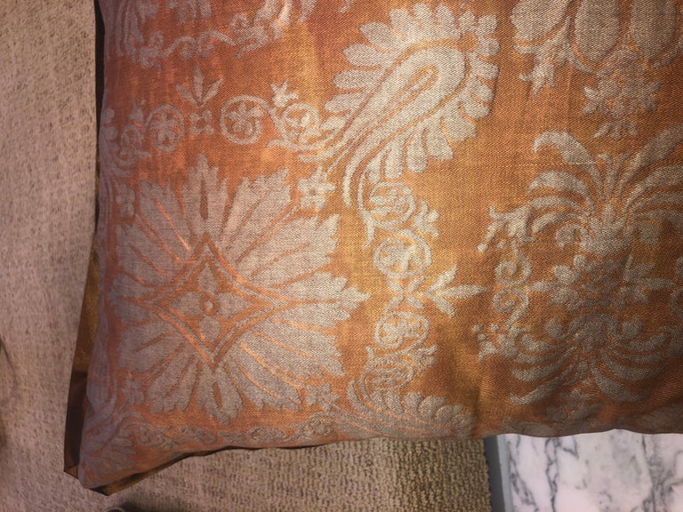 Fortuny Fabric Cushion in the Impero Pattern For Sale at 1stDibs