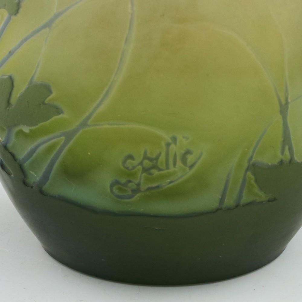 A Four Colour Galle Acid Cameo Vase c1920 For Sale 2