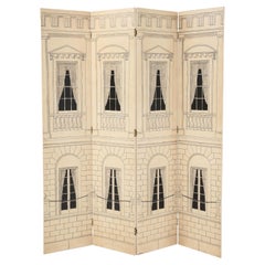 A Four-Panel Architectural Screen