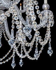 A Fourteen Light Victorian Crystal Chandelier By F&C Osler