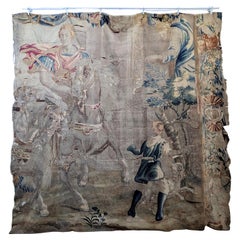 A Fragmentary 17th Century Flemish Tapestry