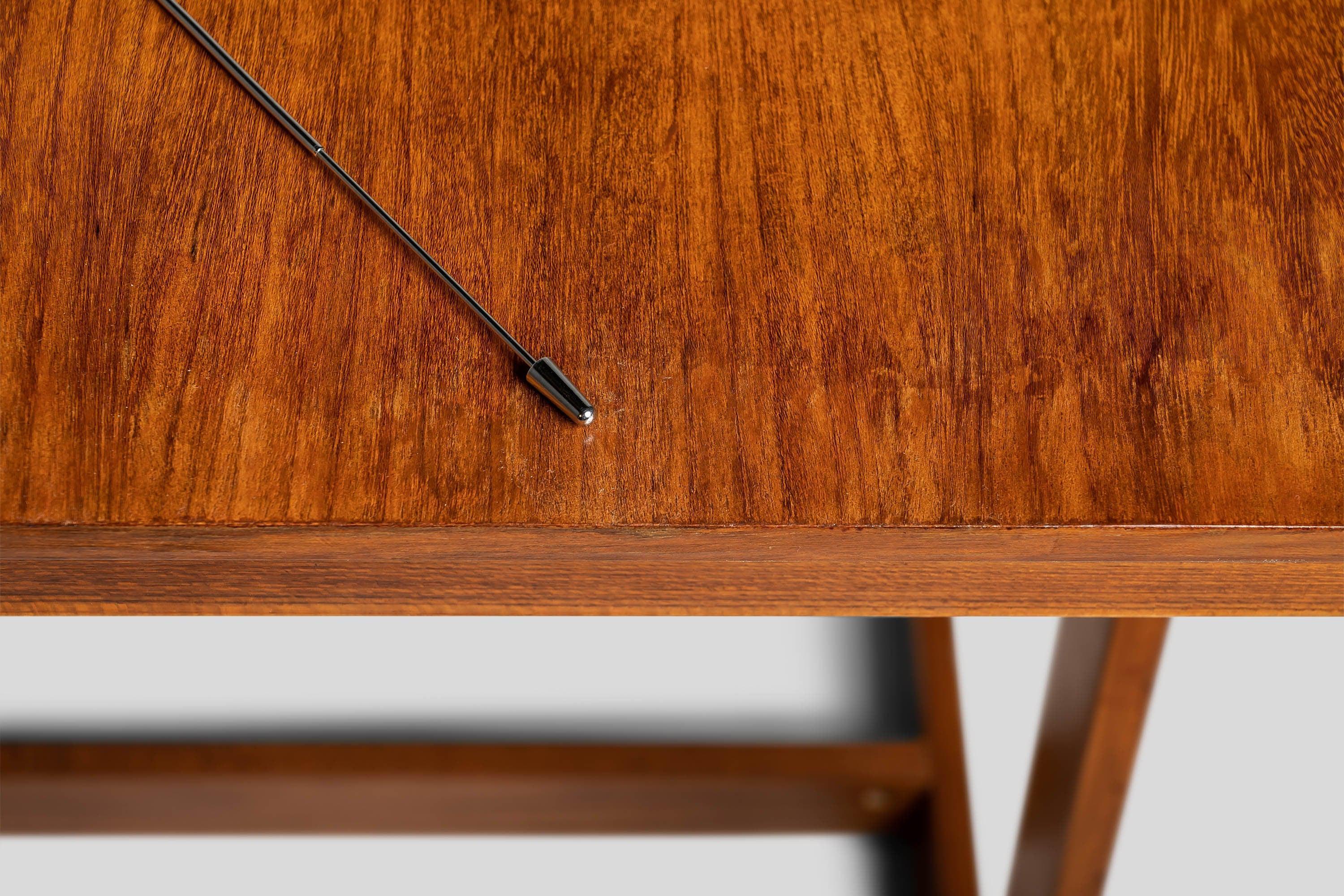 A-Frame Teak Writing Desk by Móveis Gerdau, Brazil, c. 1960's 1