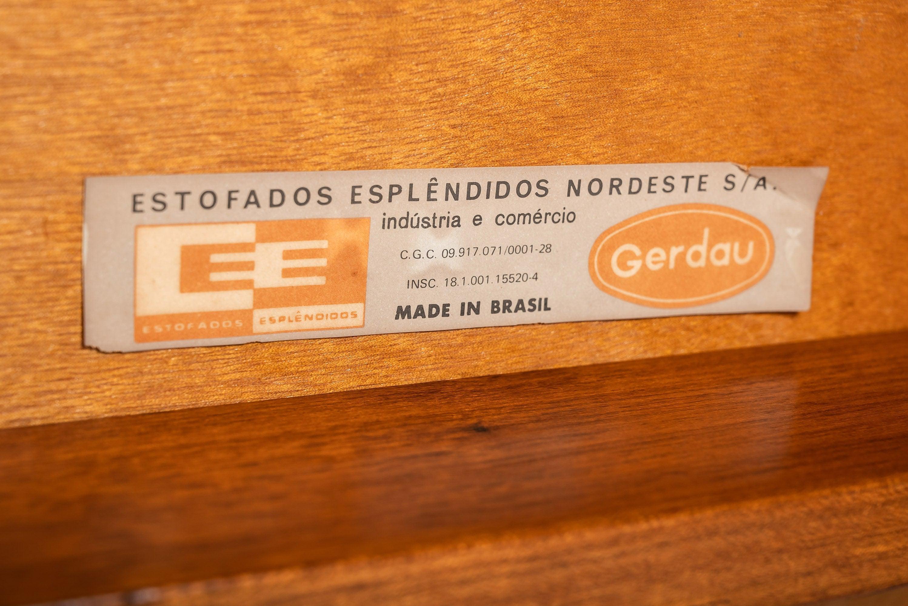 A-Frame Teak Writing Desk by Móveis Gerdau, Brazil, c. 1960's 3