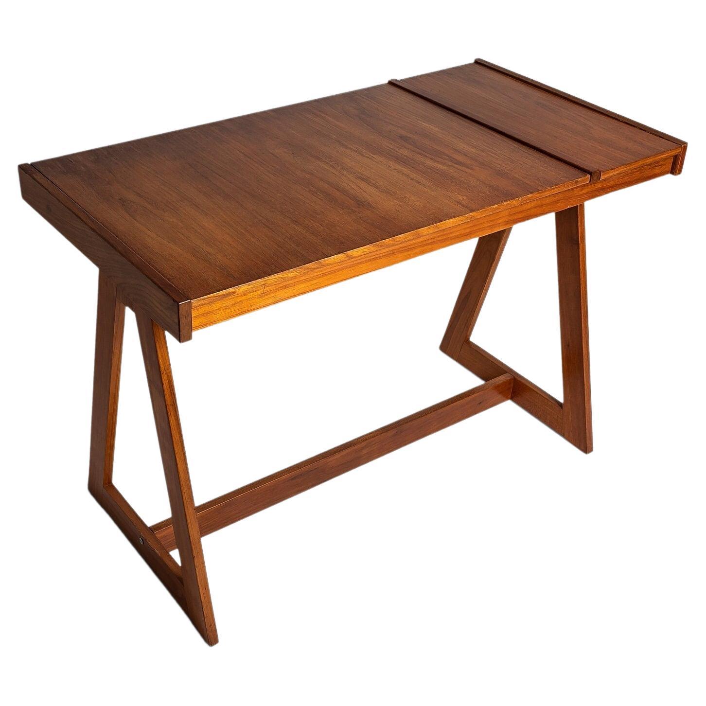 A-Frame Teak Writing Desk by Móveis Gerdau, Brazil, c. 1960's