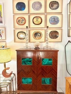 A framed 1948 lithographic plate from the portfolio “Ceramiques de Picasso”