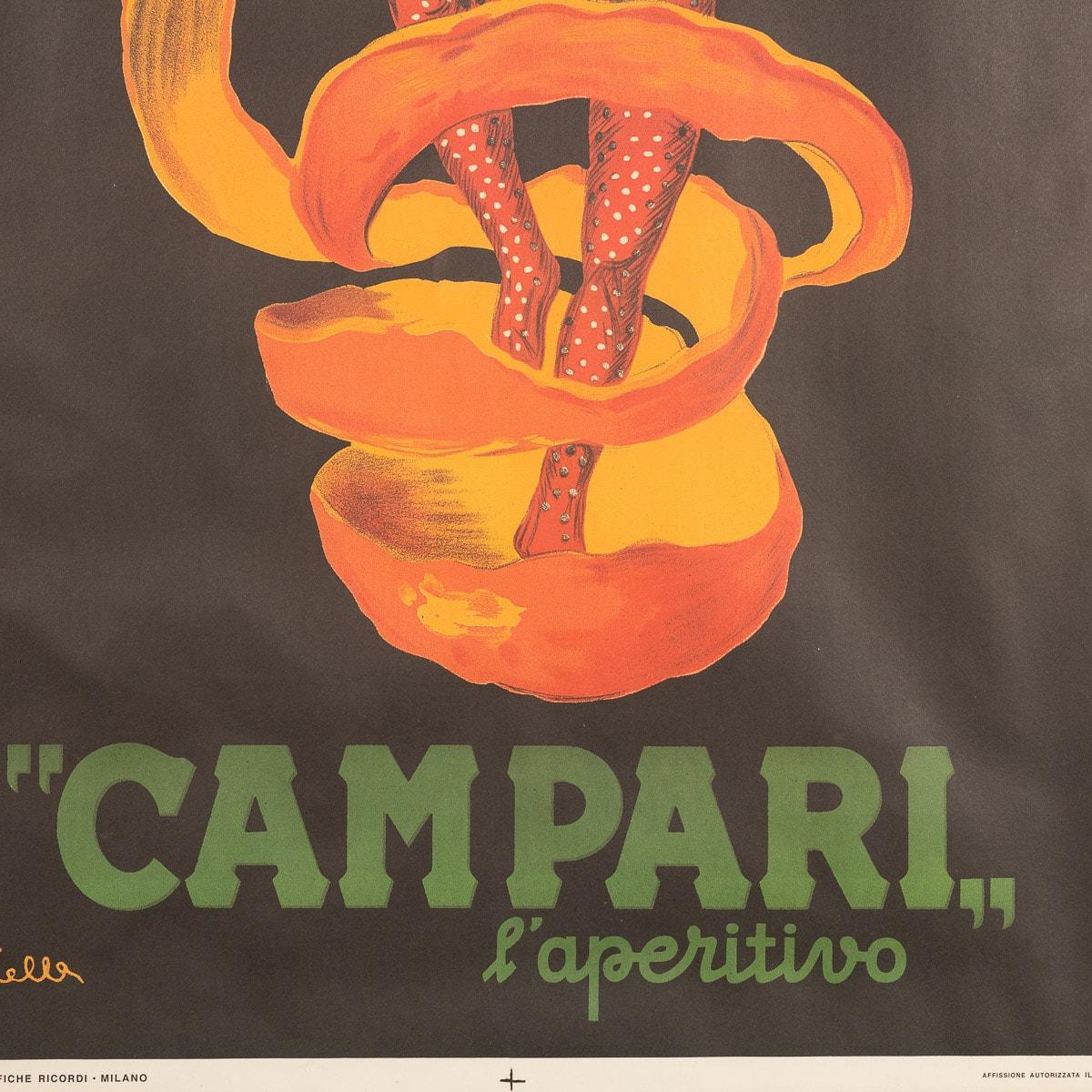 Framed Advertising Poster for Campari, Italy, c.1970 1