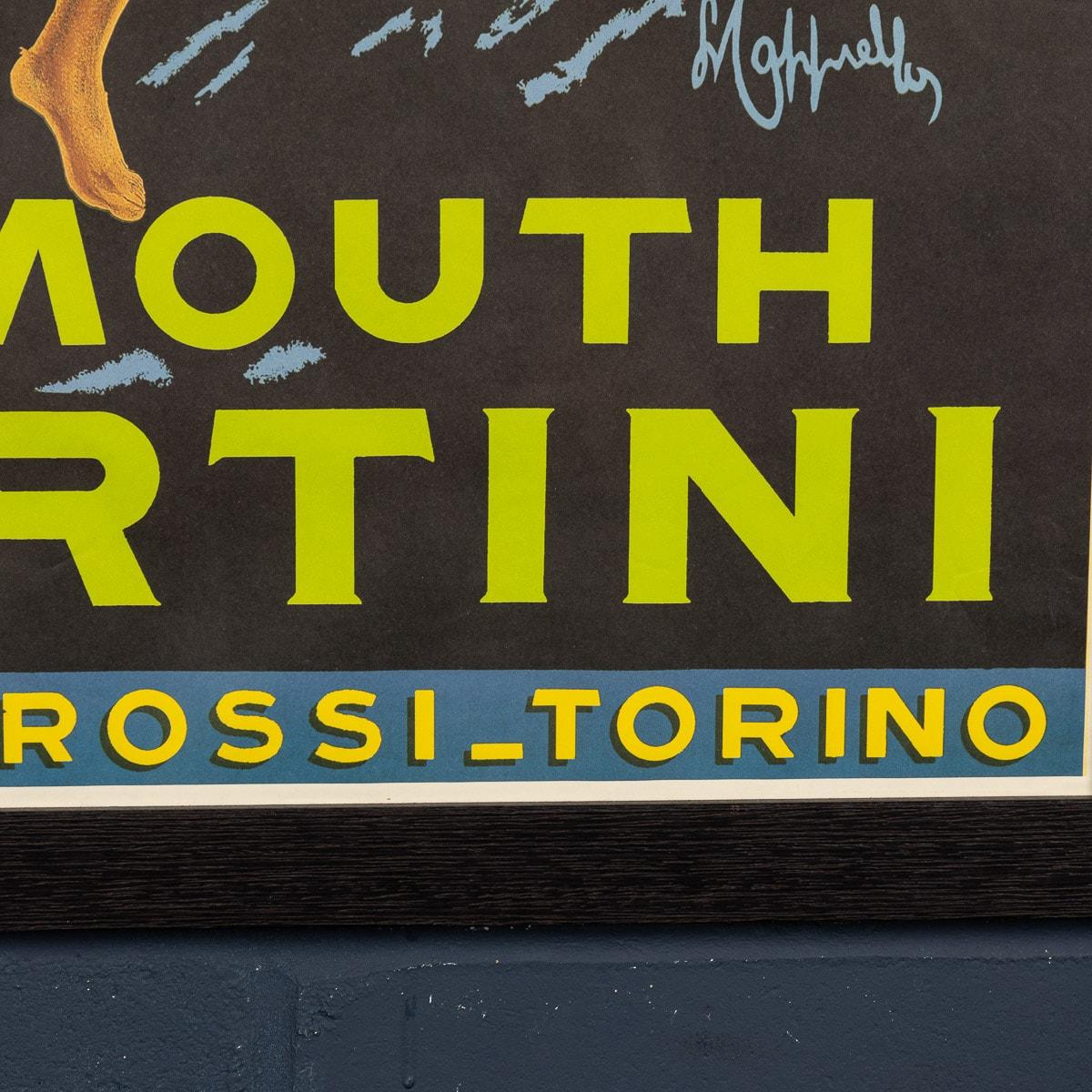 Framed Advertising Poster for Martini, Italy, circa 1960 8