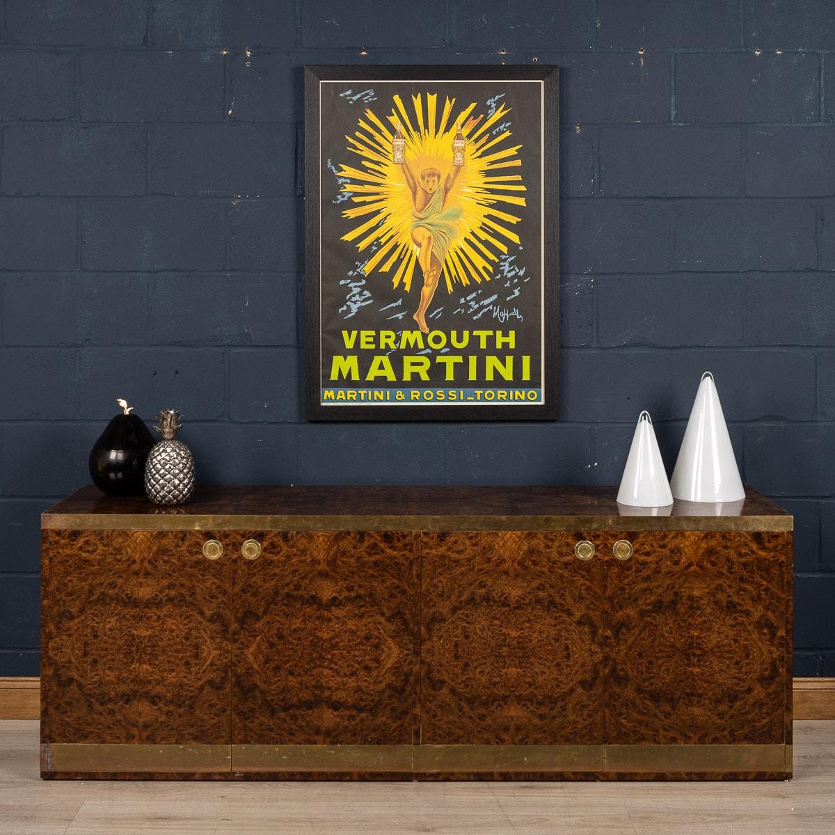 Italian Framed Advertising Poster for Martini, Italy, circa 1960