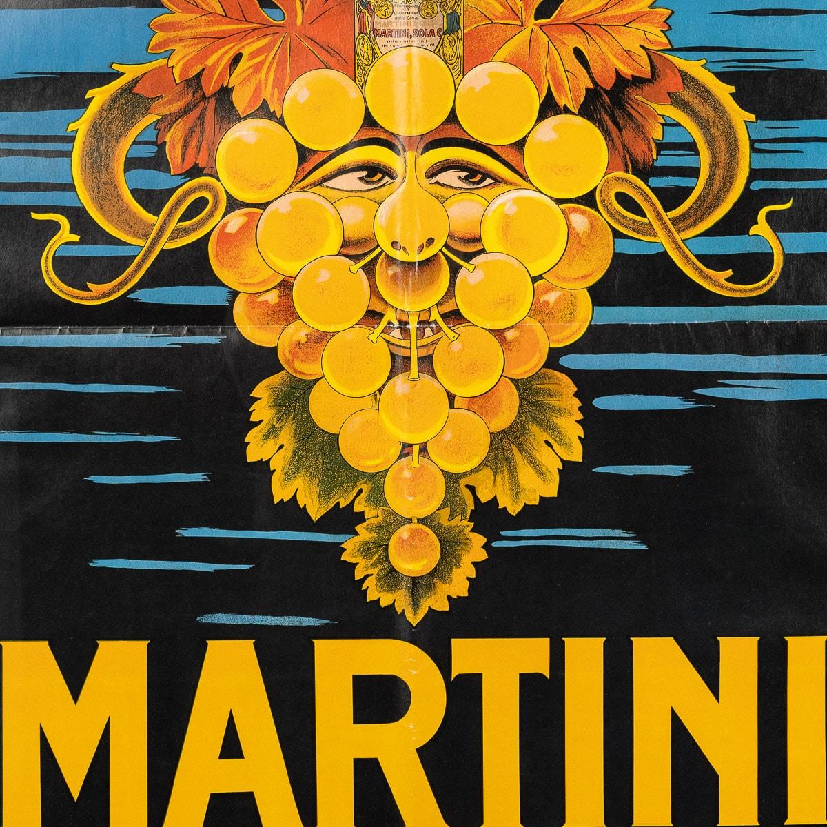 Affiche publicitaire encadrée pour Martini, Italie, datant d'environ 1970 en vente 1