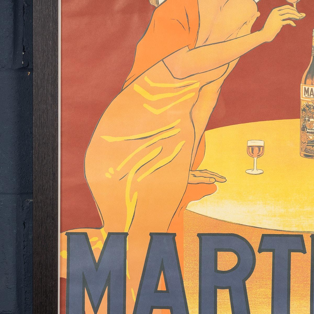 Framed Advertising Poster for Martini, Italy, c.1970 For Sale 1