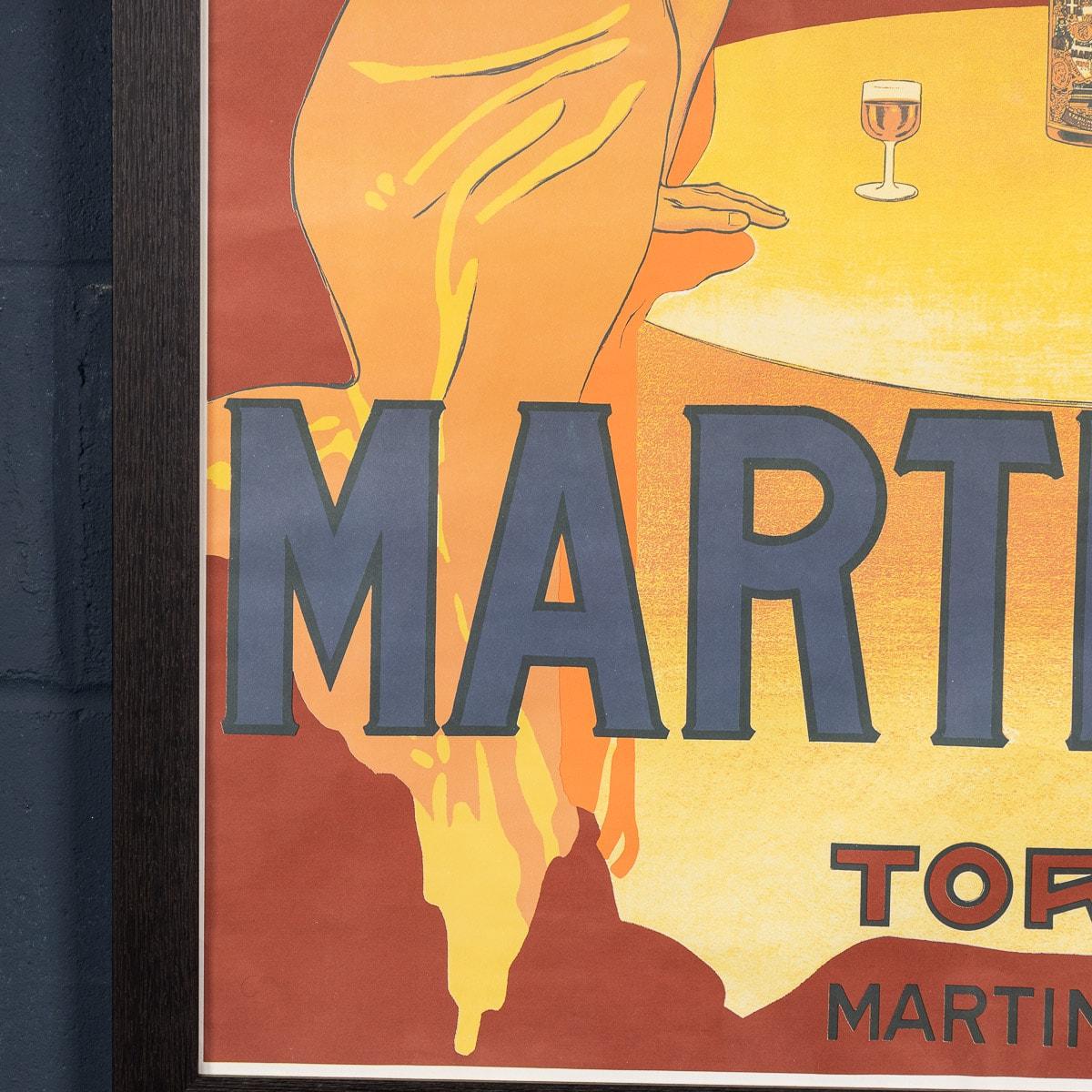 Gerahmtes Werbeplakat für Martini, Italien, um 1970 2