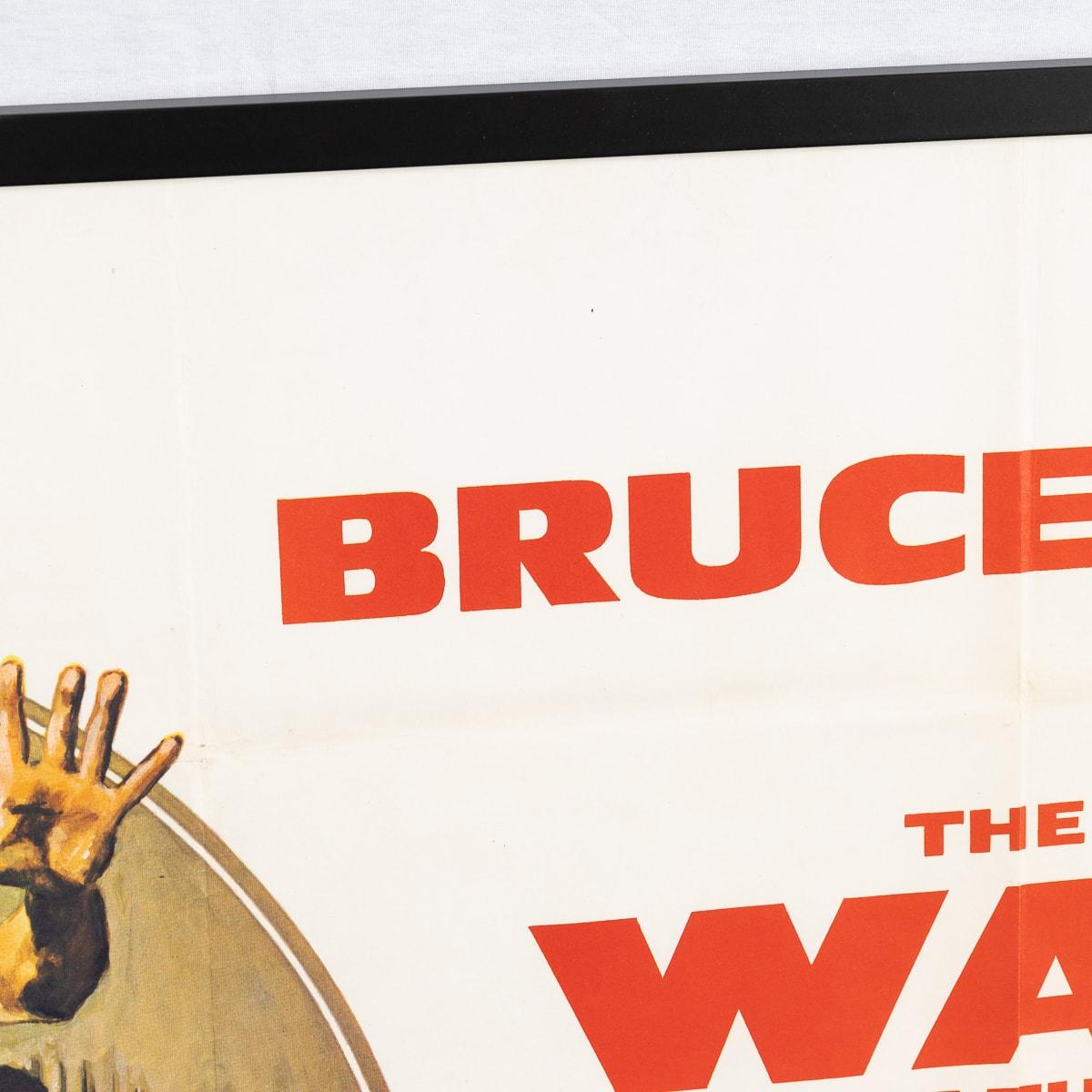 A Framed Original British Quad Bruce Lee 