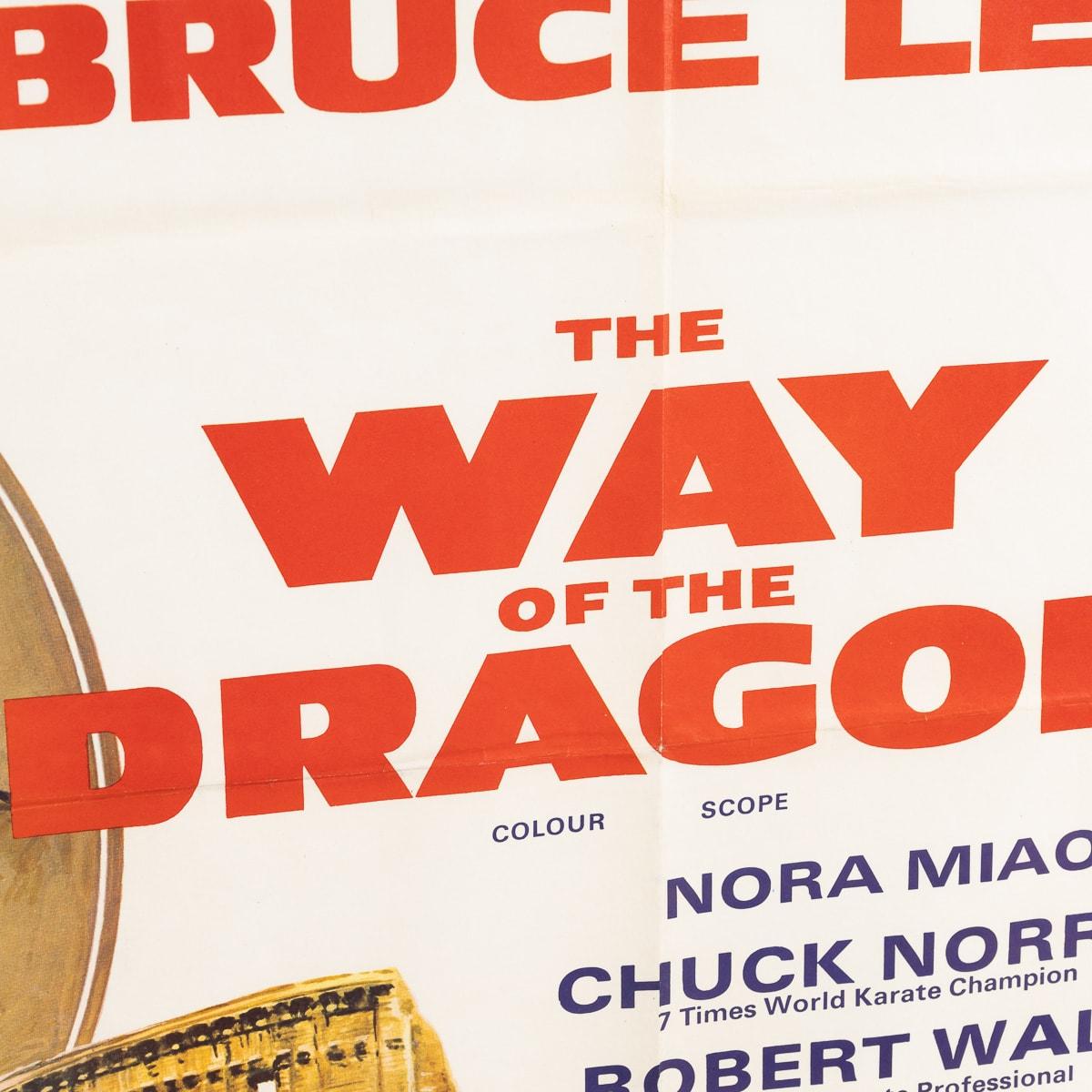 A Framed Original British Quad Bruce Lee 