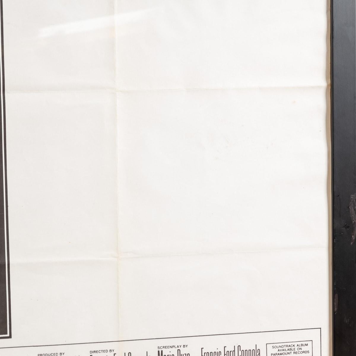 Affiche d'origine du film Godfather encadrée, vers 1972 en vente 5