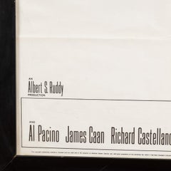 A Framed Original Godfather Movie Poster, c.1972