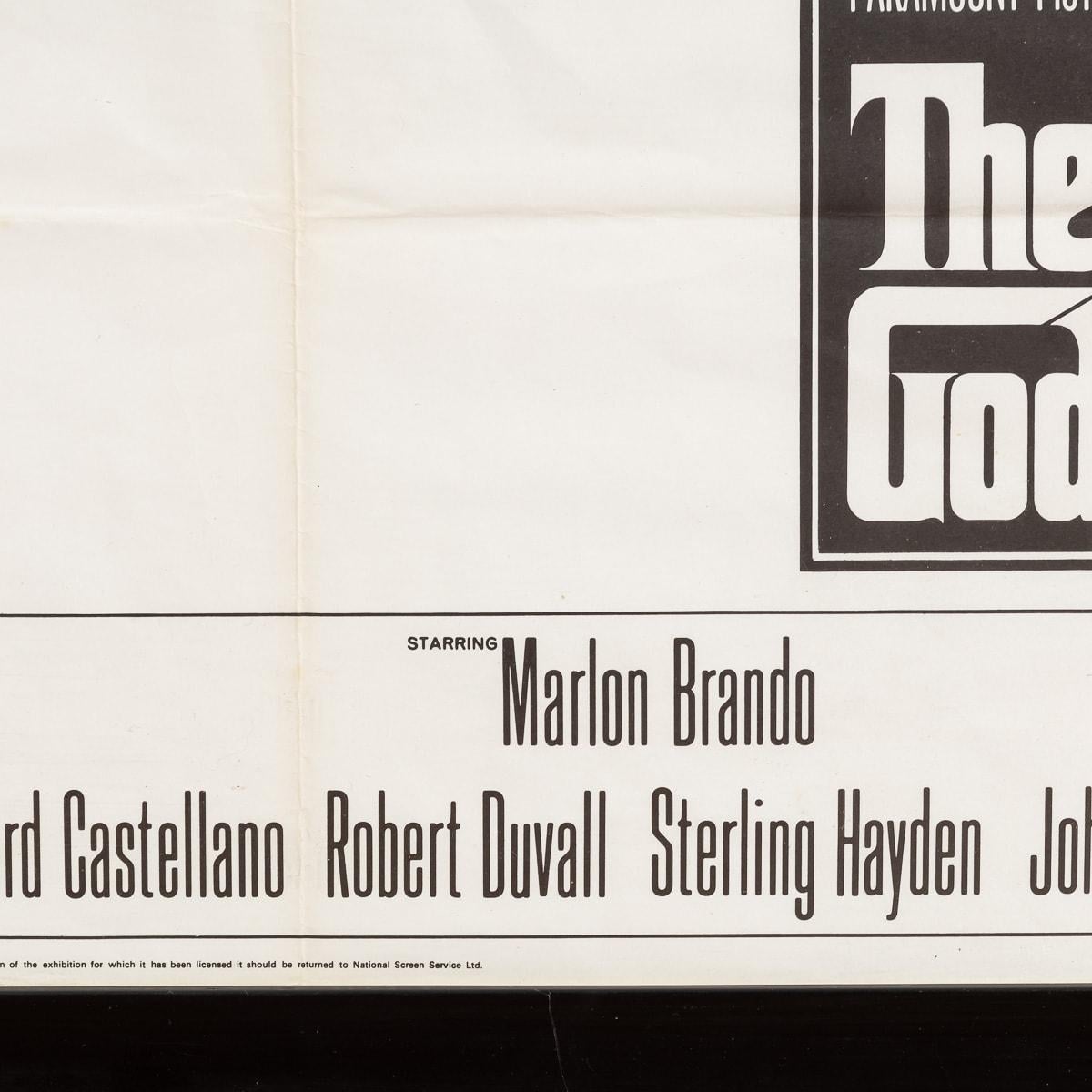 Américain Affiche d'origine du film Godfather encadrée, vers 1972 en vente