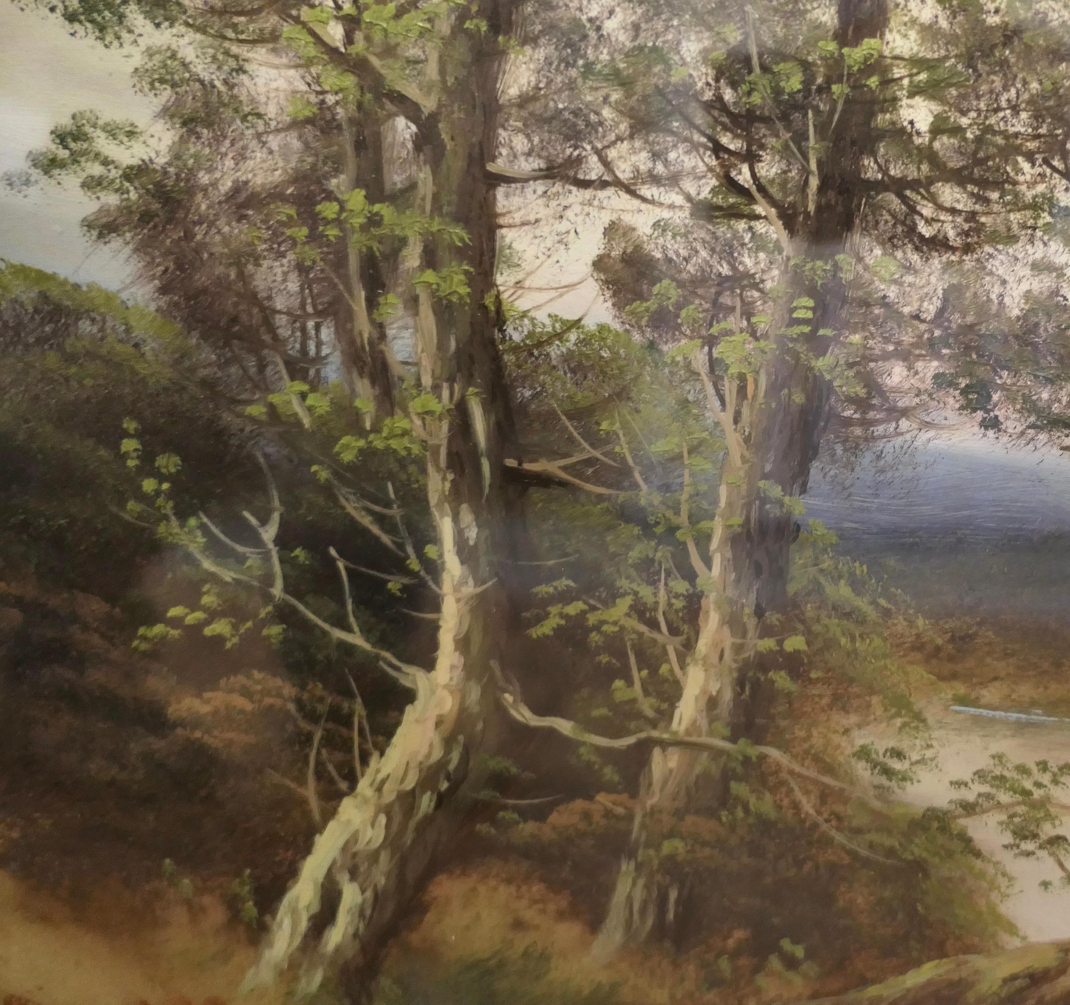 Ein gerahmtes Paar von  Aquarellmalerei, Englische Landschaften    (Spätes 19. Jahrhundert) im Angebot
