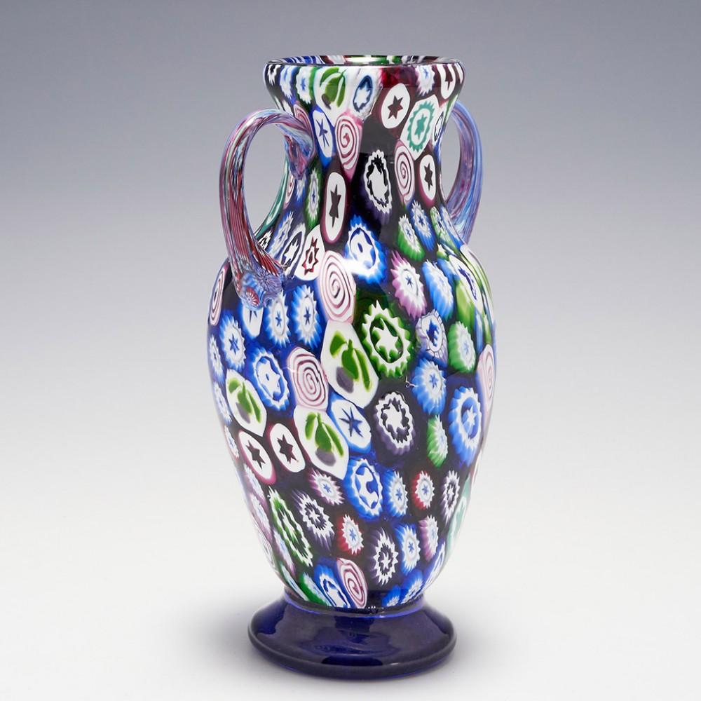 Franco Toffolo John Deacons Silhouette Millefiori Vase C1995 In Good Condition In Forest Row, East Sussex