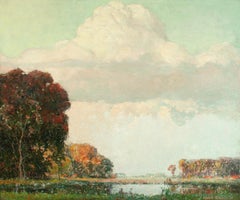 Grand paysage de l'artiste Tellander de Chicago, 1921