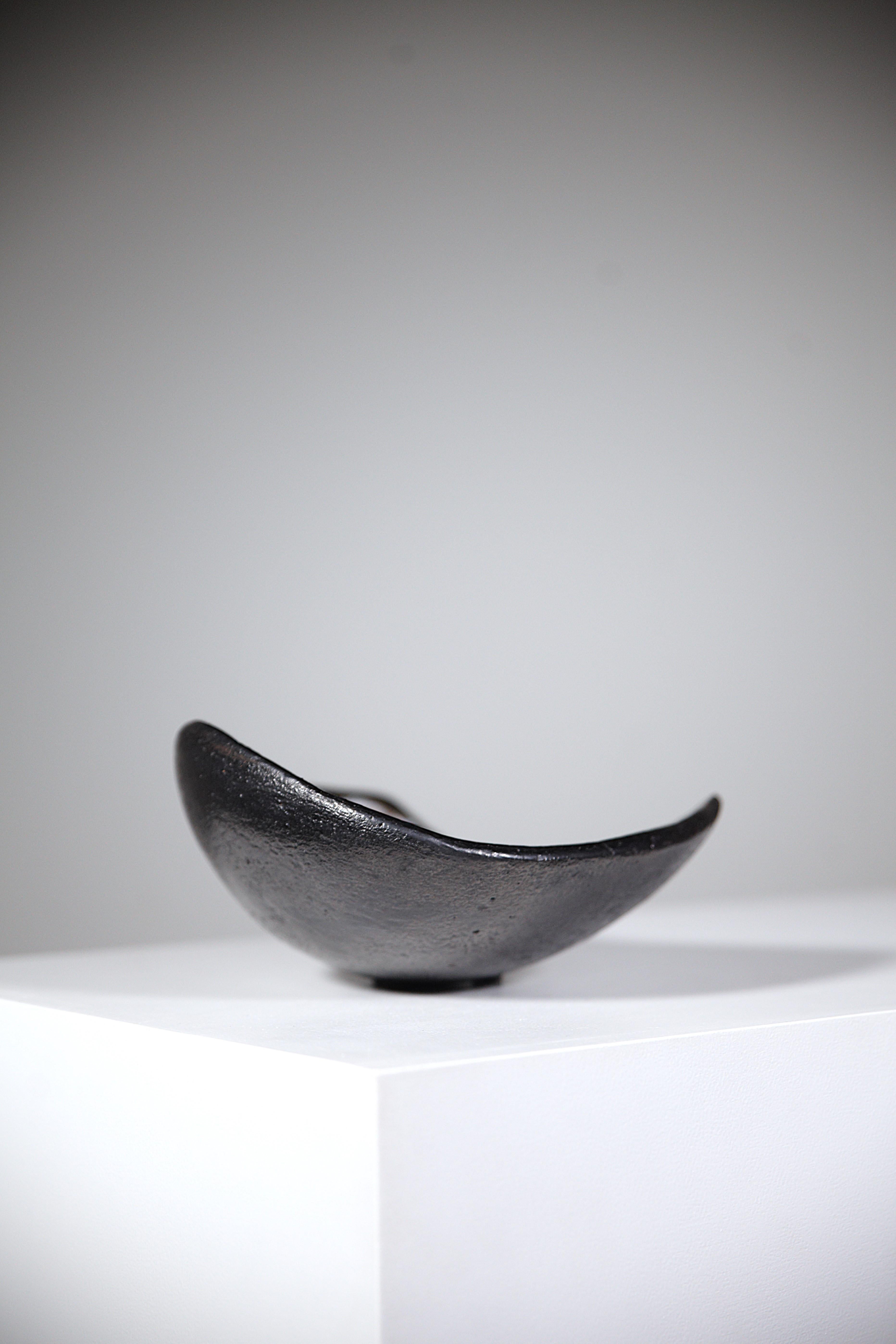 Ciotola in ceramica a forma libera di André Borderie & Vera Szekely Francia, anni '50 in vendita 6