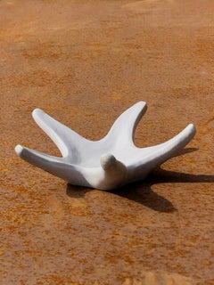 UNA BANDEJA DE CERÁMICA MODERNISTA DE FORMA LIBRE  por MARCEL GUILLOT, VALLAURIS, Francia 1950