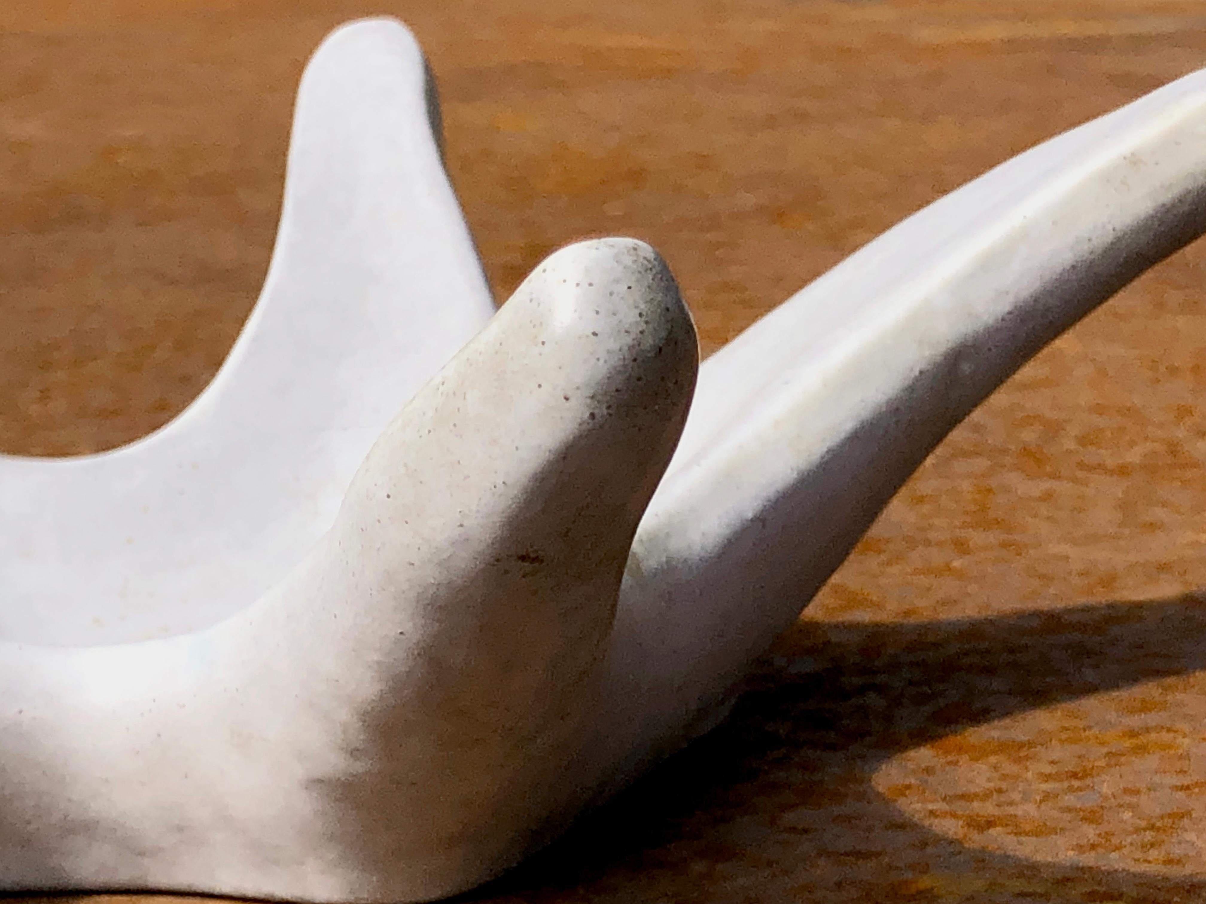A FREE-FORM MODERNIST Keramik-TRAY  von MARCEL GUILLOT, VALLAURIS, Frankreich 1950 im Angebot 2