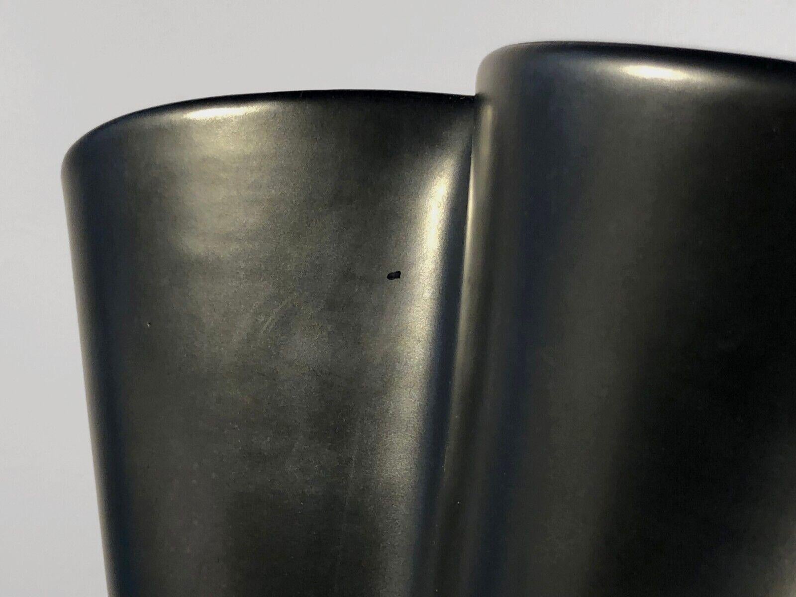 Vaso in ceramica MODERNISTA FREE-FORM  di Elchinger, Francia 1950 in vendita 2