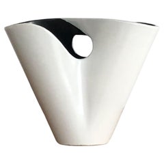 VASE DE Céramique MODERNiste DE FORME GRATUITE  par ELCHINGER, France 1950