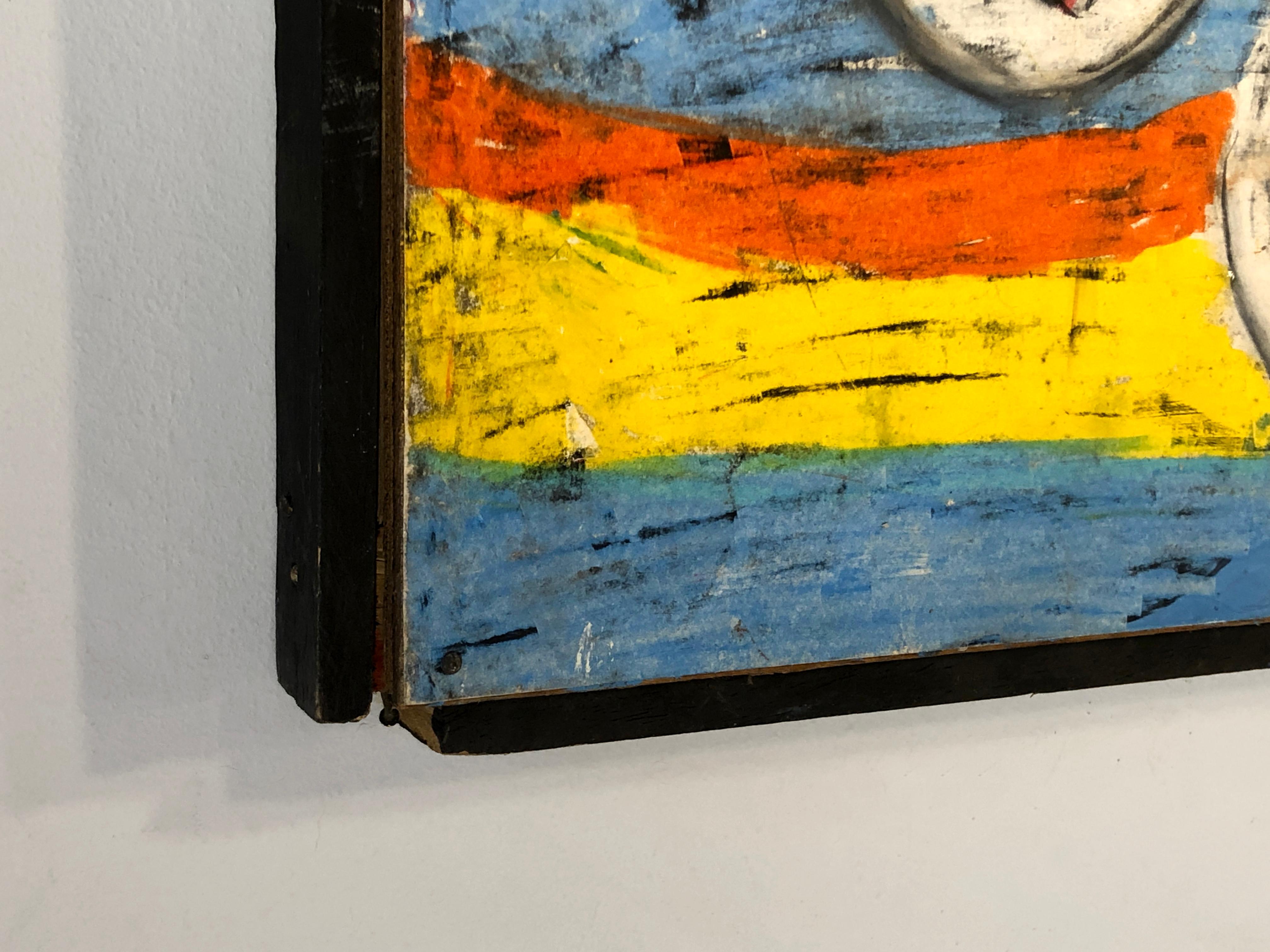 Fine XX secolo Pittura grafica e figurativa espressionista libera di Cikorp Francia 1990 in vendita