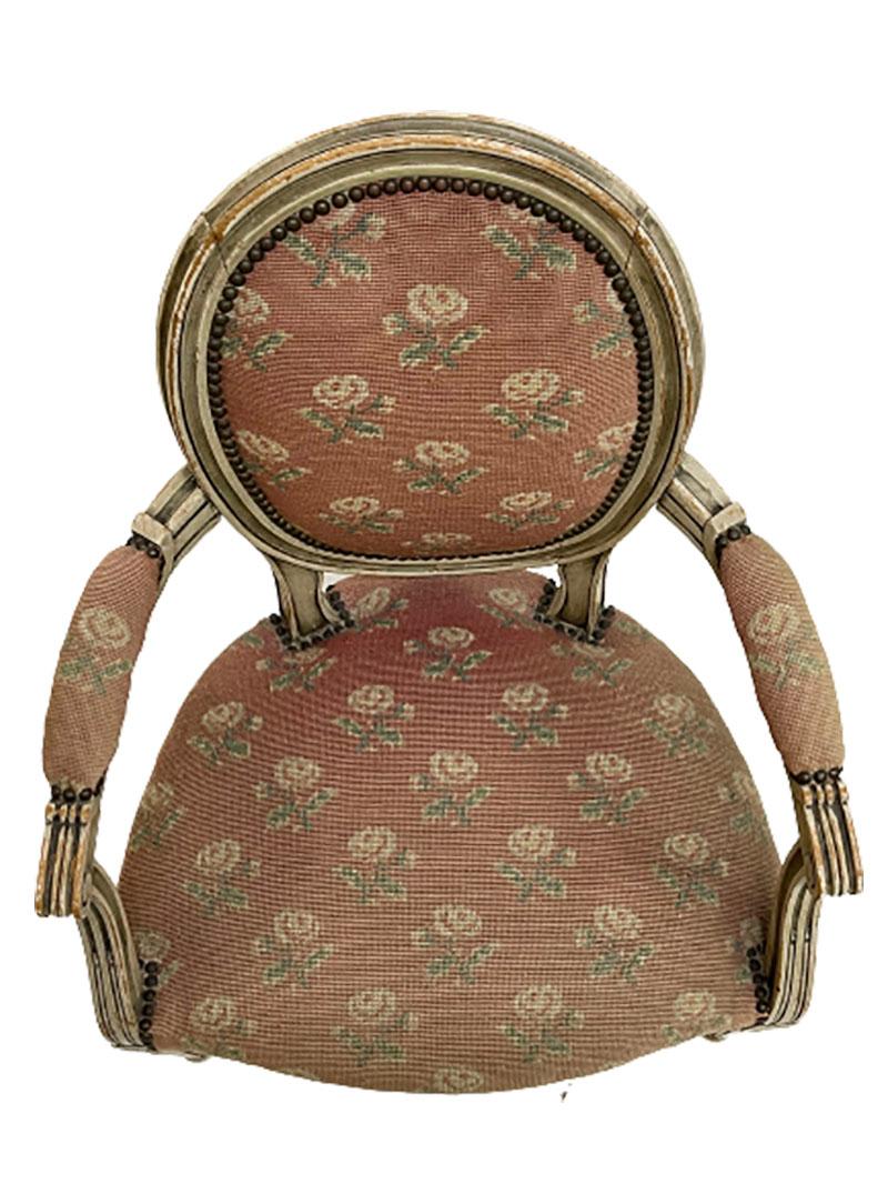 18th Century and Earlier French 18th Century Louis XVI Children's Chair For Sale