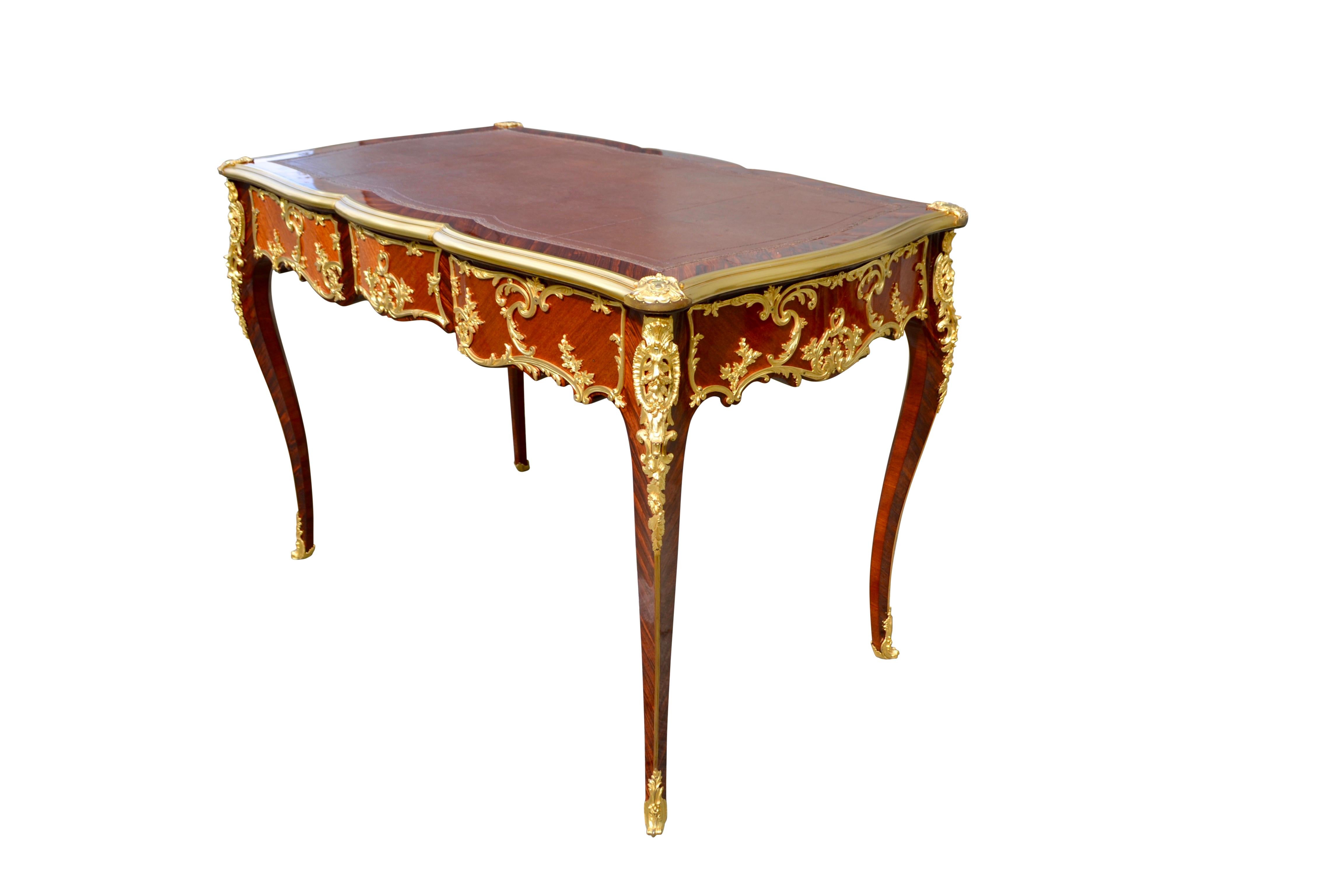 Louis XV French 19th Century Louis XIV Style Ladies Desk Stamped G.Durand 