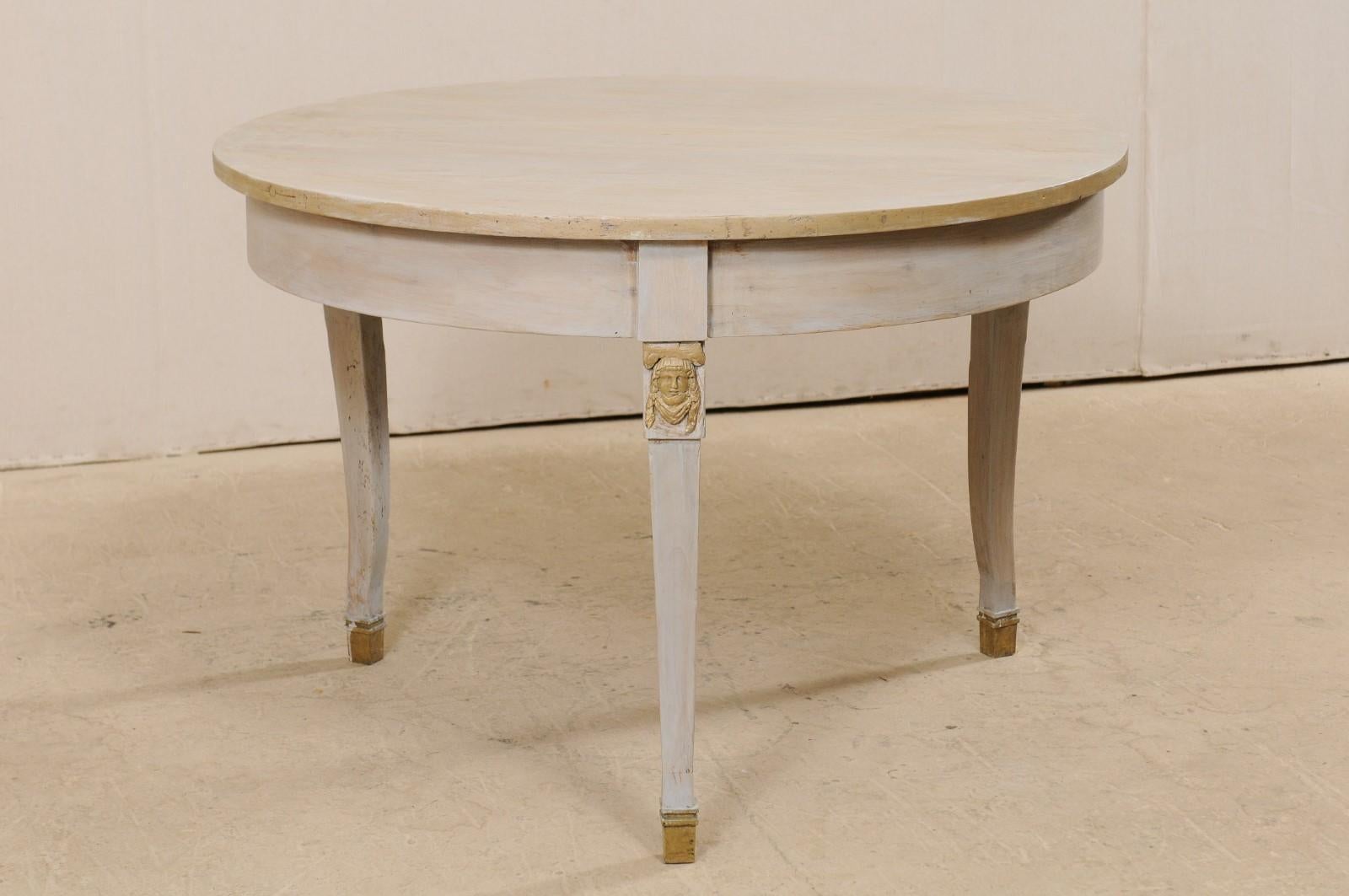 20th Century French 1920s Painted Wood Occasional or Center Table
