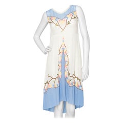 A French 1920s Antique Embroidered Cotton Dress