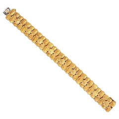 A French 1970s 18k Gold Bracelet