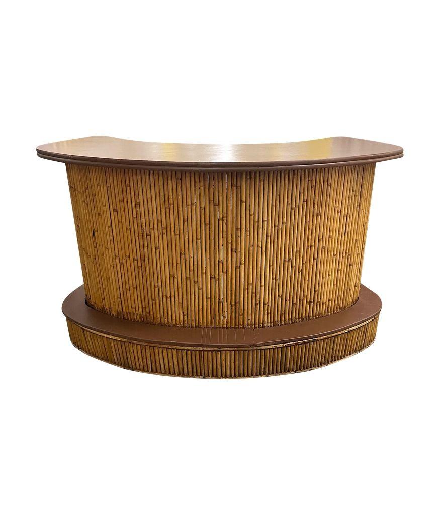 vintage bamboo bar