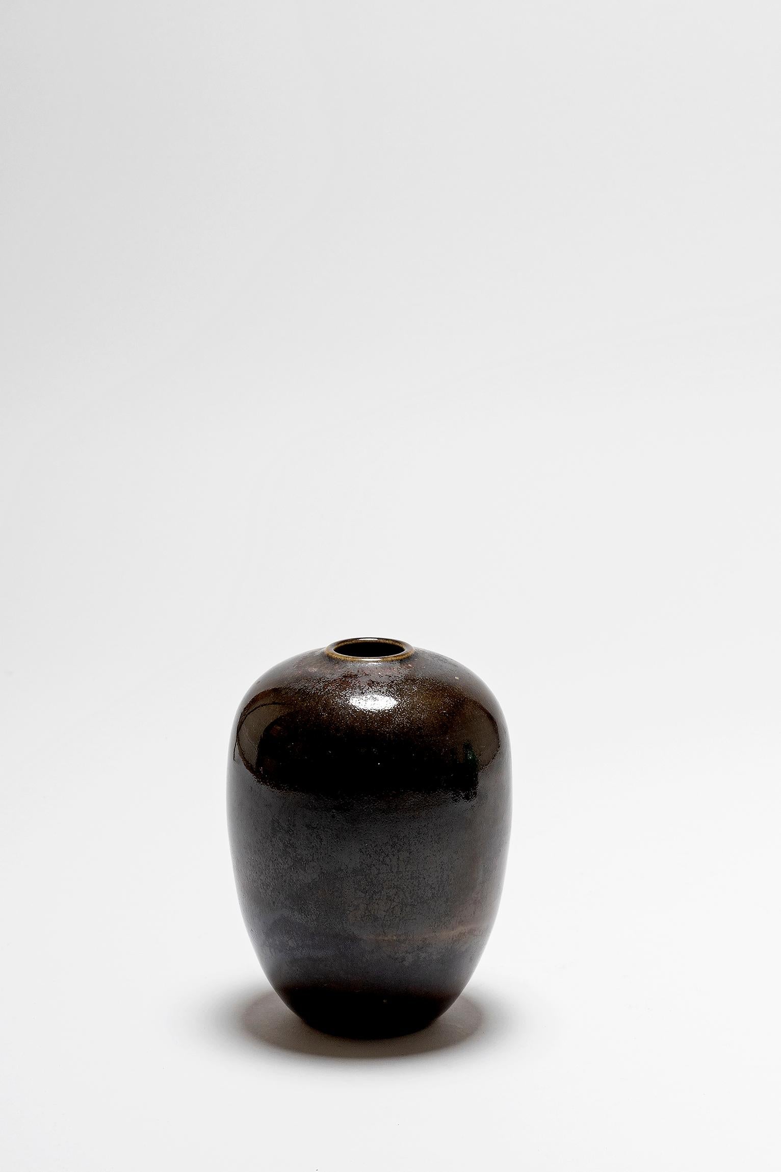 Mid-Century Modern French 1970s Ceramic Vase