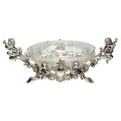 French 19th/20th Century Louis XV Style Christofle & Cie Figural Centerpiece