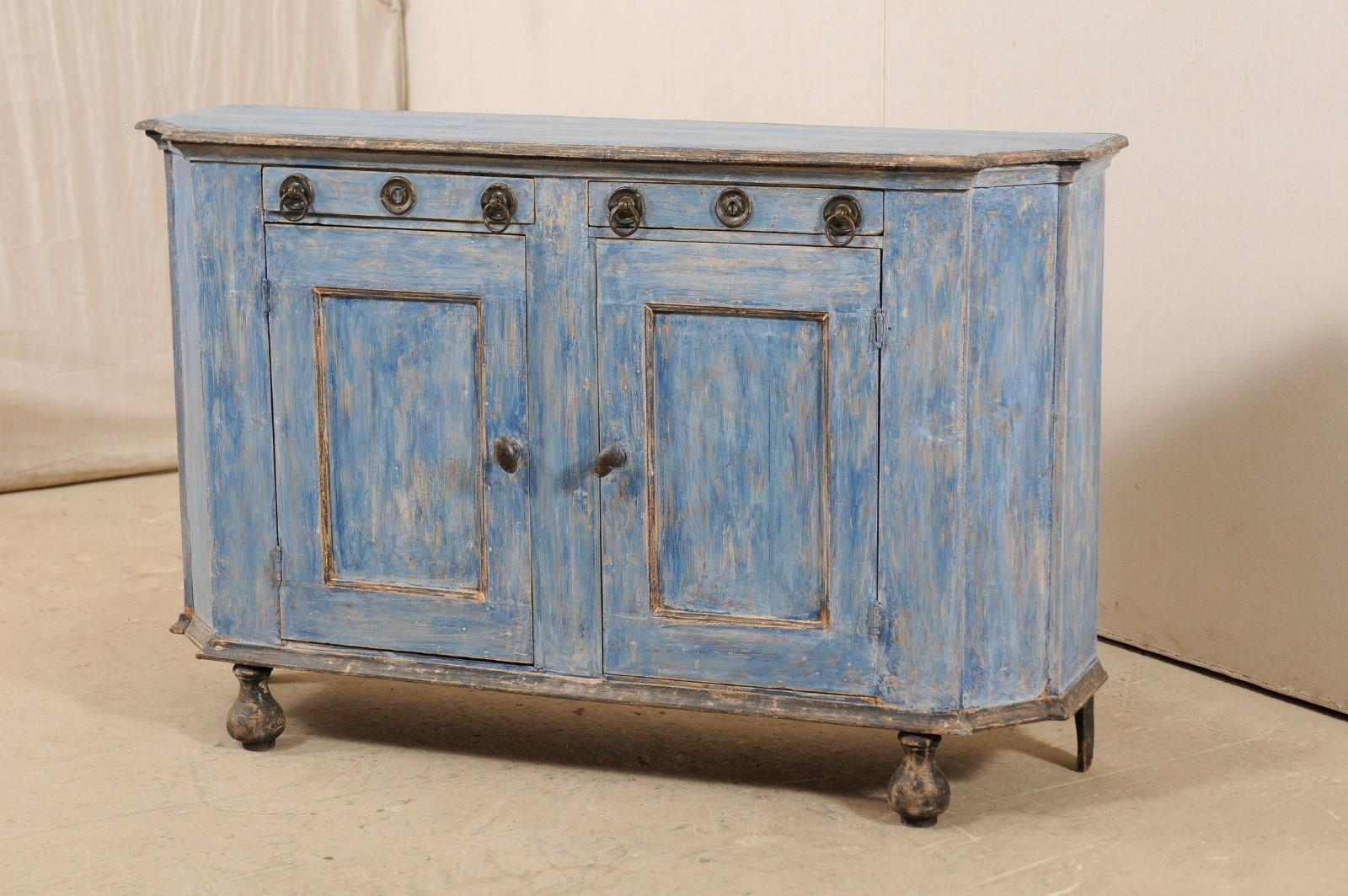 french blue sideboard