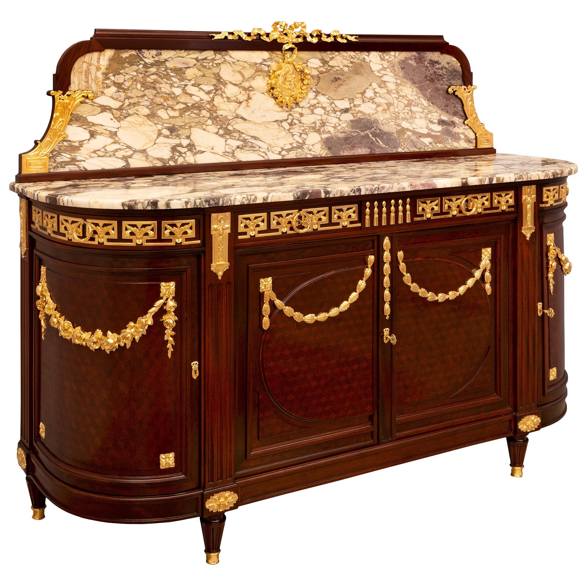 Ormolu French 19th Century Belle Époque Period Buffet Attributed to Maison Krieger For Sale