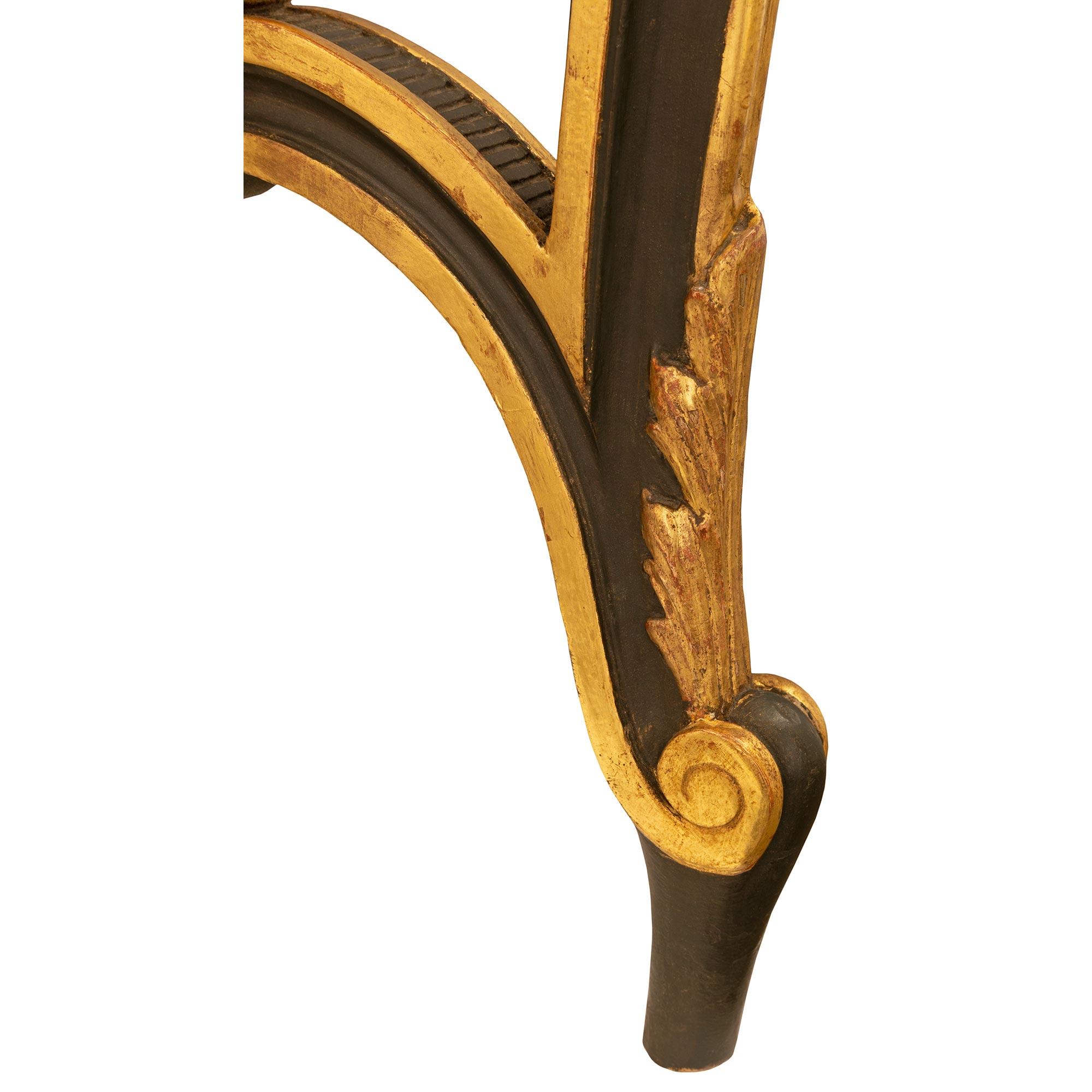 French, 19th Century, Belle Époque Period Polychrome and Giltwood Planter For Sale 7